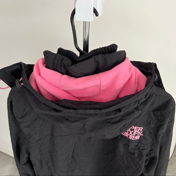 SUPERDRY Windcheater Jacker Pink Fleece Lining - Picture 7 of 11